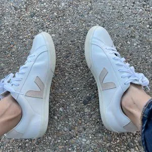 Veja | Shoes | Veja Esplar Leather White Sable Size 9 Us